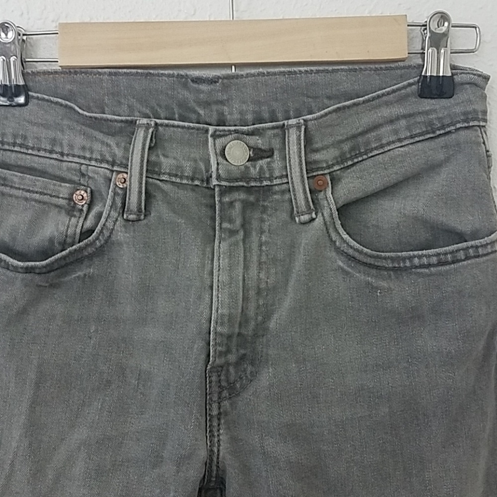 levi's W28 L32 faded black gray straight leg jeans - Picture 2 of 7